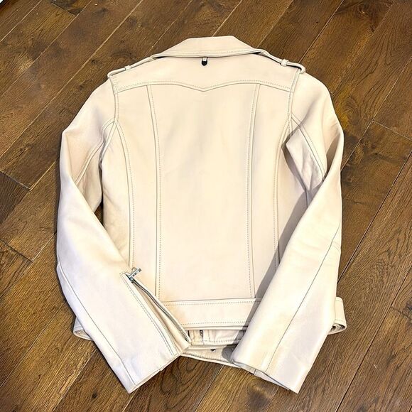 Rudsak Dusty Pink Leather Motorcycle Jacket NWOT - Picture 6 of 7